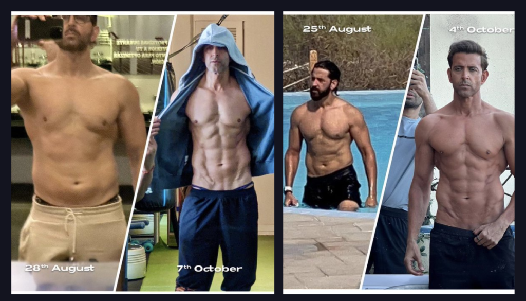 Hrithik Roshan Body Transformation