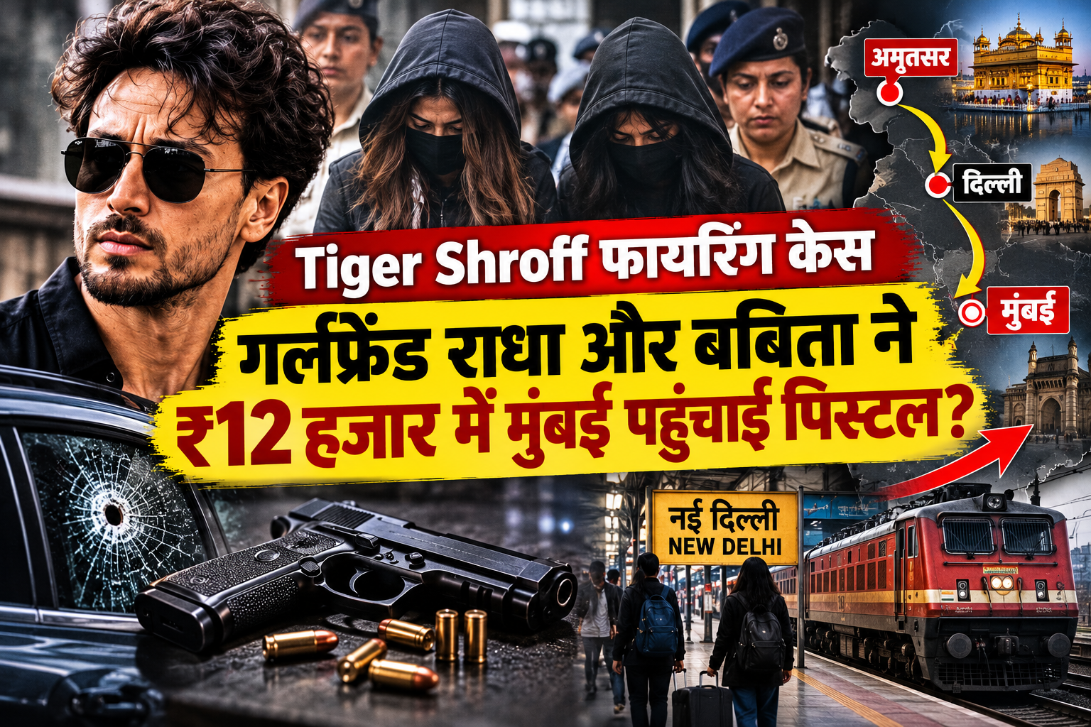 Tiger Shroff Firing Case: गर्लफ्रेंड राधा और बबिता ने ₹12 हजार में मुंबई पहुंचाई पिस्टल? पुलिस जांच में बड़ा खुलासा